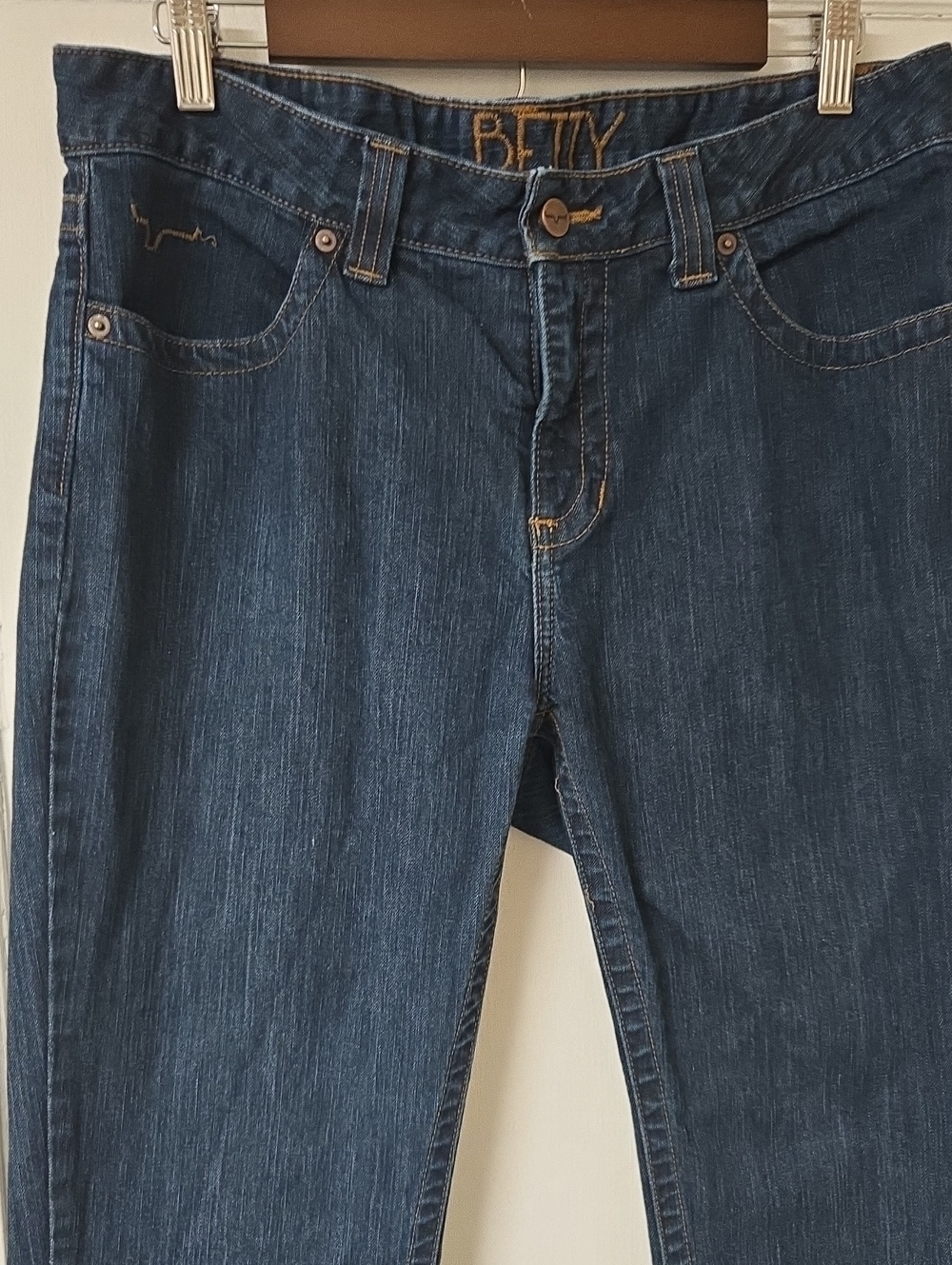 Kimes Ranch Women Straight Leg Jeans - Dark Blue